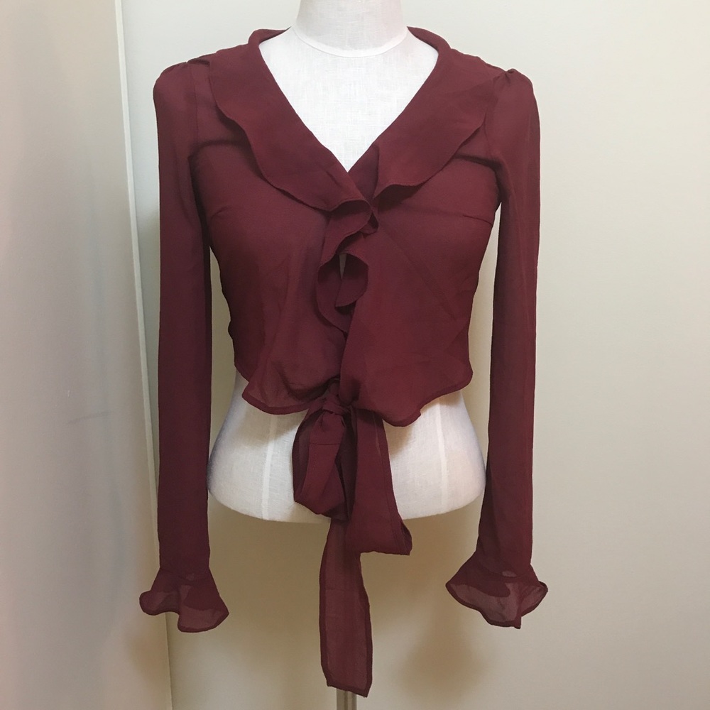 American Threads long sleeves crop